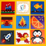 Lego Mosaic Step By Step Create Cards